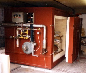 zelfgebouwde gasoven